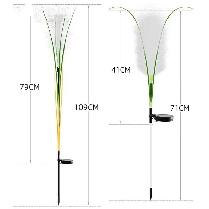 PampasGlow Reed Lamp – Solar Outdoor Grass Light