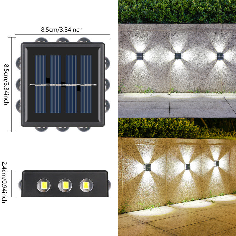 GlowLine Solar Wall Light – Outdoor LED Ambient Lamp