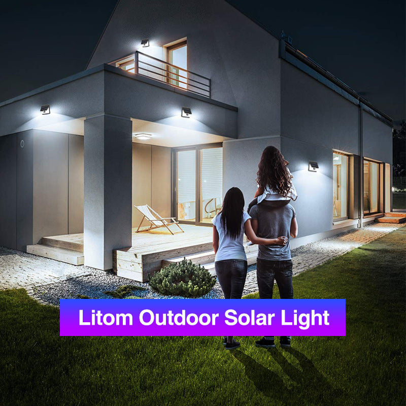 SmartShield Solar Wall Lamp – Motion Sensor Outdoor Light