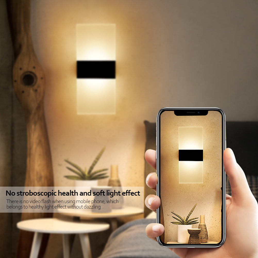 SenseCharge Wall Lamp – USB Rechargeable LED Light