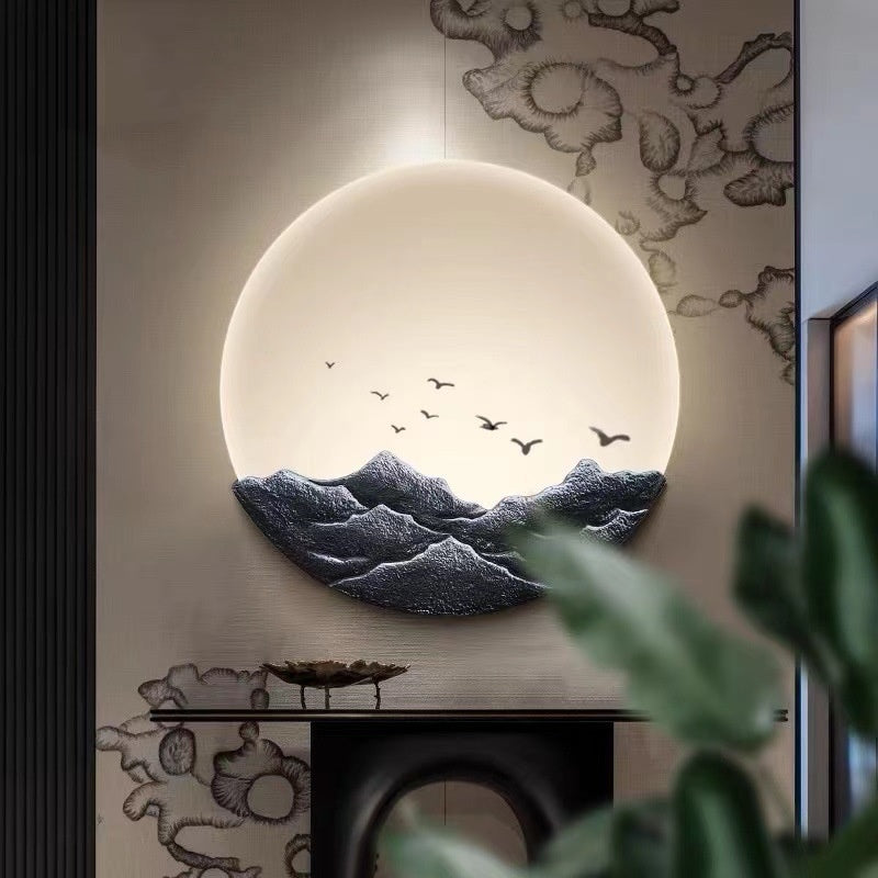 ZenMountain Wall Lamp – Chinese Style LED Light