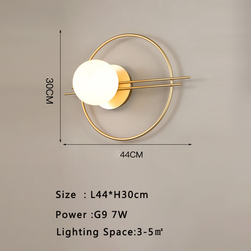 Aurelia Glass Wall Lamp – Modern Luxury Ambient Light