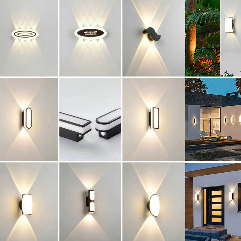 Aurora Courtyard Wall Lamp – Outdoor Warm Ambient Light