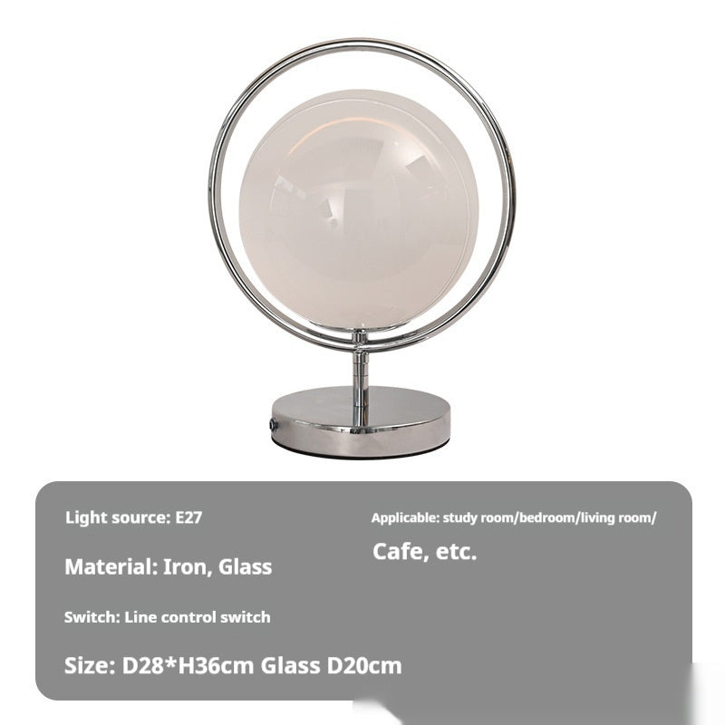 Lunara Glass Table Lamp – Modern Bedside Ambient Light