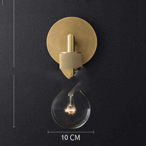 Noiré Glass Wall Lamp – Industrial Ambient Light
