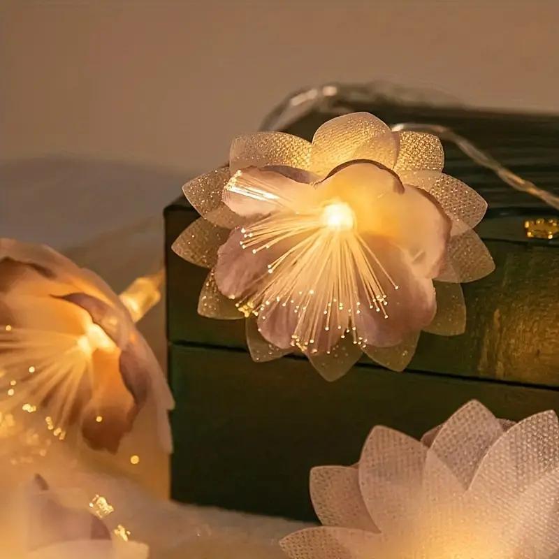 Floréa Fiber Optic Lights – Waterproof Floral Ambient String